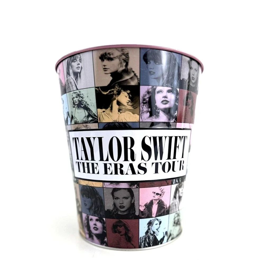 TAYLOR SWIFT BUCKET THE ERAS TOUR MOVIE Popcorn Bucket‎ Pink Tin AMC EXCLUSIVE